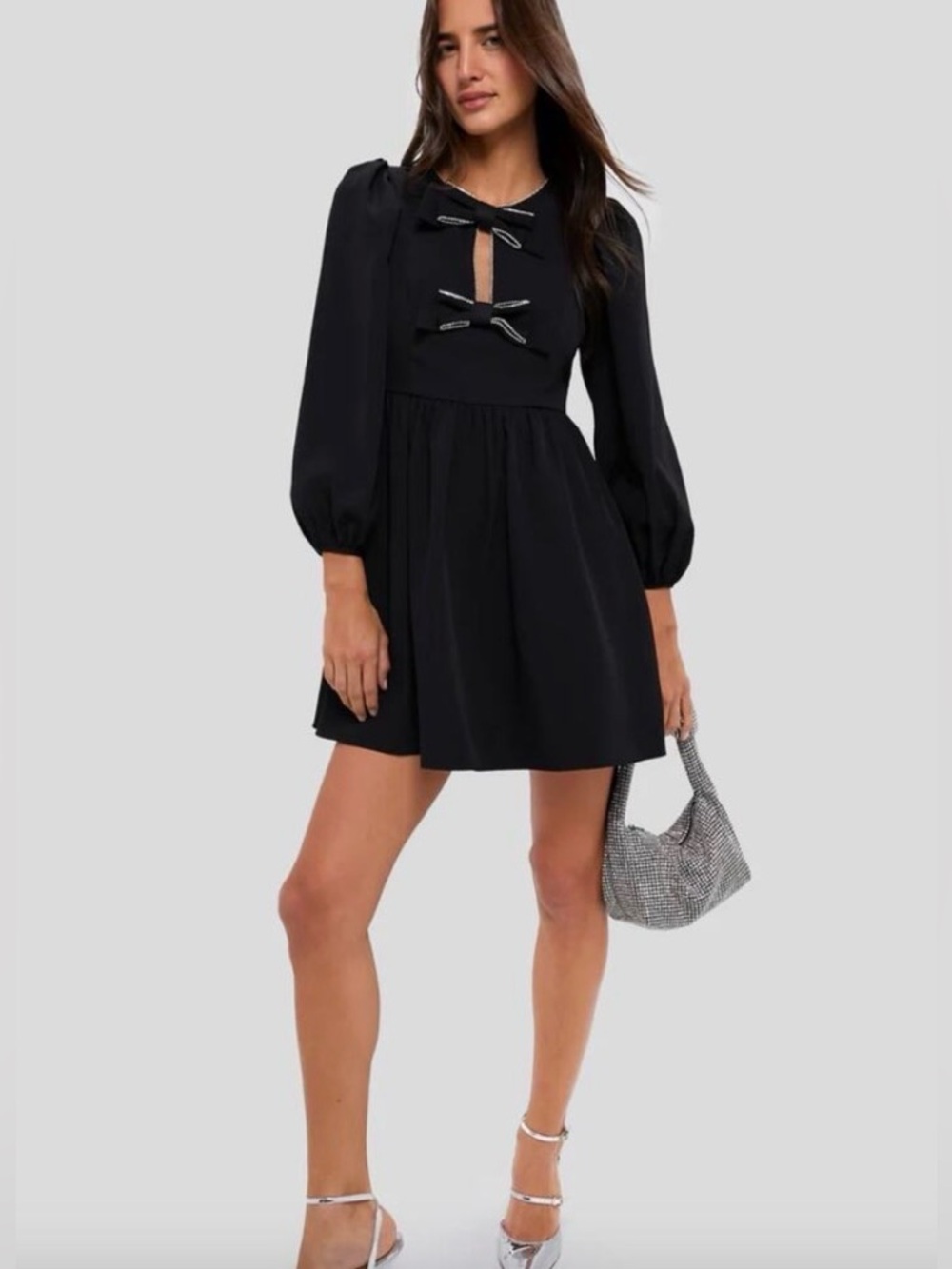 Tuckernuck Hyacinth House Embellished Bow Blair Mini Dress